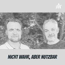 Das Logo des Podcasts "Nicht wahr, aber nutzbar - Der systemische Psychotherapie-Podcast"